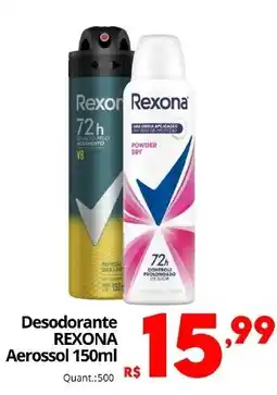 Althoff Supermercados Desodorante rexona aerossol oferta