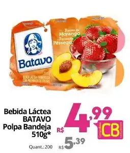 Althoff Supermercados Bebida Láctea Batavo Polpa Bandeja oferta