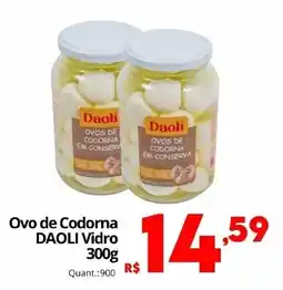 Althoff Supermercados Ovo de Codorna DAOLI Vidro oferta