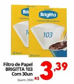 Althoff Supermercados Filtro de papel brigitta 103 oferta