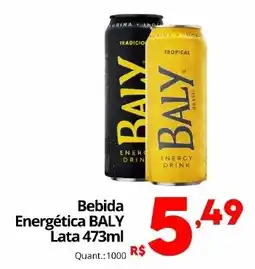 Althoff Supermercados Bebida Energética BALY oferta