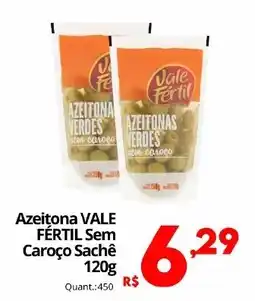 Althoff Supermercados Azeitona vale fértil sem caroço sachê oferta