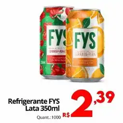 Althoff Supermercados Refrigerante FYS oferta