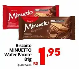 Althoff Supermercados Biscoito minuetto wafer pacote oferta