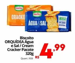 Althoff Supermercados Biscoito Orquídea Água e Sal / Cream Cracker oferta