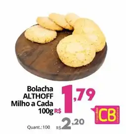 Althoff Supermercados Bolacha althoff milho a cada oferta