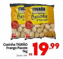 Althoff Supermercados Coxinha tigrão frango pacote oferta
