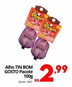 Althoff Supermercados Alho tin bom gosto pacote oferta