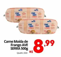 Althoff Supermercados Carne Moída de Frango AVE SERRA oferta