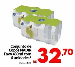 Althoff Supermercados Conjunto de Copos NADIR oferta