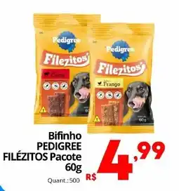 Althoff Supermercados Bifinho pedigree filezitos oferta
