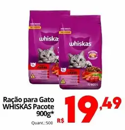Althoff Supermercados Ração para Gato Whiskas Pacote oferta