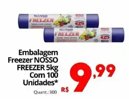 Althoff Supermercados Embalagem freezer nosso oferta