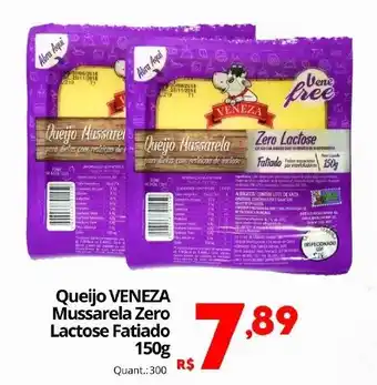 Althoff Supermercados Queijo venezza mussarela zero lactose fatiado oferta