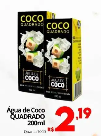 Althoff Supermercados Água de Coco Quadrado oferta