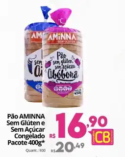 Althoff Supermercados Pão aminna sem glúten e sem açúcar oferta
