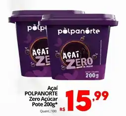 Althoff Supermercados Açaí polpanorte zero açúcar oferta