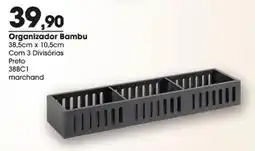 Zaffari Organizador Bambu oferta