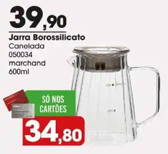 Jarra Borossilicato Canelada