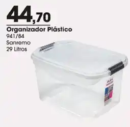 Zaffari Organizador plástico oferta