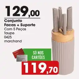Zaffari Conjunto Facas + Suporte oferta