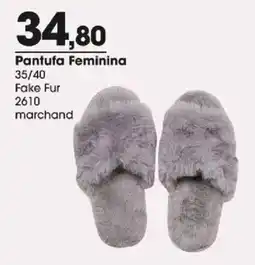 Zaffari Pantufa Feminina oferta