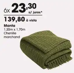 Zaffari Manta chenille marchand oferta