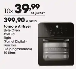 Zaffari Forno e Airfryer Style Oven 42AFO2 oferta