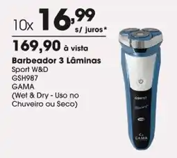 Zaffari Barbeador 3 lâminas sport w&d oferta