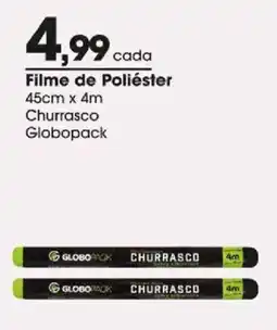 Zaffari filme de poliéster churrasco oferta