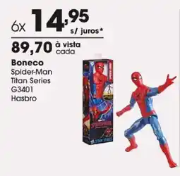 Zaffari Boneco spider-man titan series oferta