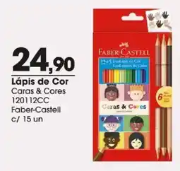 Zaffari Lápis de Cor Caras & Cores oferta