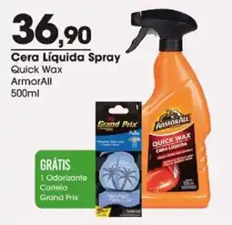 Zaffari Cera líquida spray quick wax armorall oferta