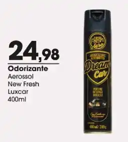 Zaffari Odorizante Aerossol New Fresh Luxcar oferta