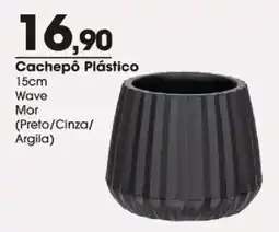 Zaffari Cachepe Plástico Wave Mor oferta