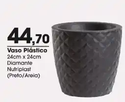 Zaffari Vaso Plástico Diamante oferta