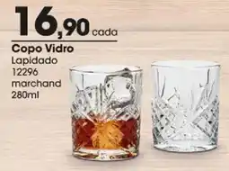 Zaffari Copo Vidro Lapidado oferta