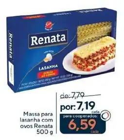 Coop Massa para lasanha com ovos Renata oferta