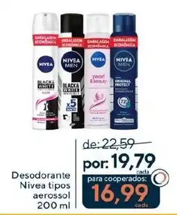 Coop Desodorante nivea tipos aerosol oferta