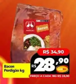 Supermercados Rex Bacon Perdigão kg oferta