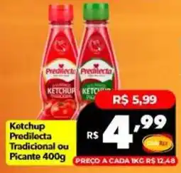 Supermercados Rex Ketchup Predilecta Tradicional ou Picante oferta
