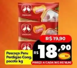 Supermercados Rex Pescoço Peru Perdigão Cong. pacote kg oferta