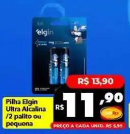 Supermercados Rex Pilha elgin ultra alcalina oferta