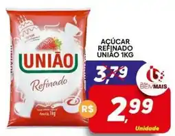 Supermercado Bem Barato acúcar refinado união oferta