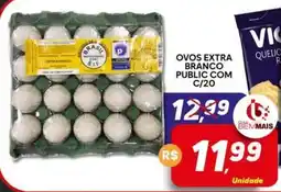 Supermercado Bem Barato ovos extra branco public com oferta