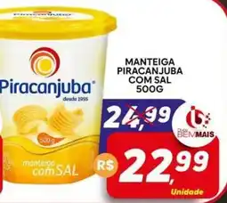 Supermercado Bem Barato Manteiga piracanjuba com sal oferta
