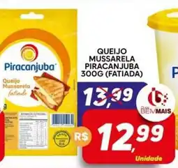Supermercado Bem Barato Queijo mussarela fatiado oferta