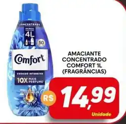Supermercado Bem Barato Amaciante concentrado comfort 1l (fragrâncias) oferta