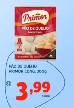 Bergamais Supermercados Pão de queijo primor cong. oferta
