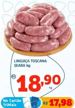 Bergamais Supermercados Linguiça Toscana Seara oferta